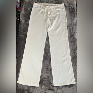 White Linen Pants
